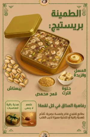 طمينة بريستيج بالفستق و المكسرات.